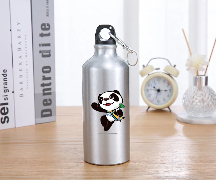 

600ml Portable Bicycle Water bottle Mountain Road Bike Drink Bottle Funny Cartoon Print Leak-proof Outdoor Bike Cycling Kettle