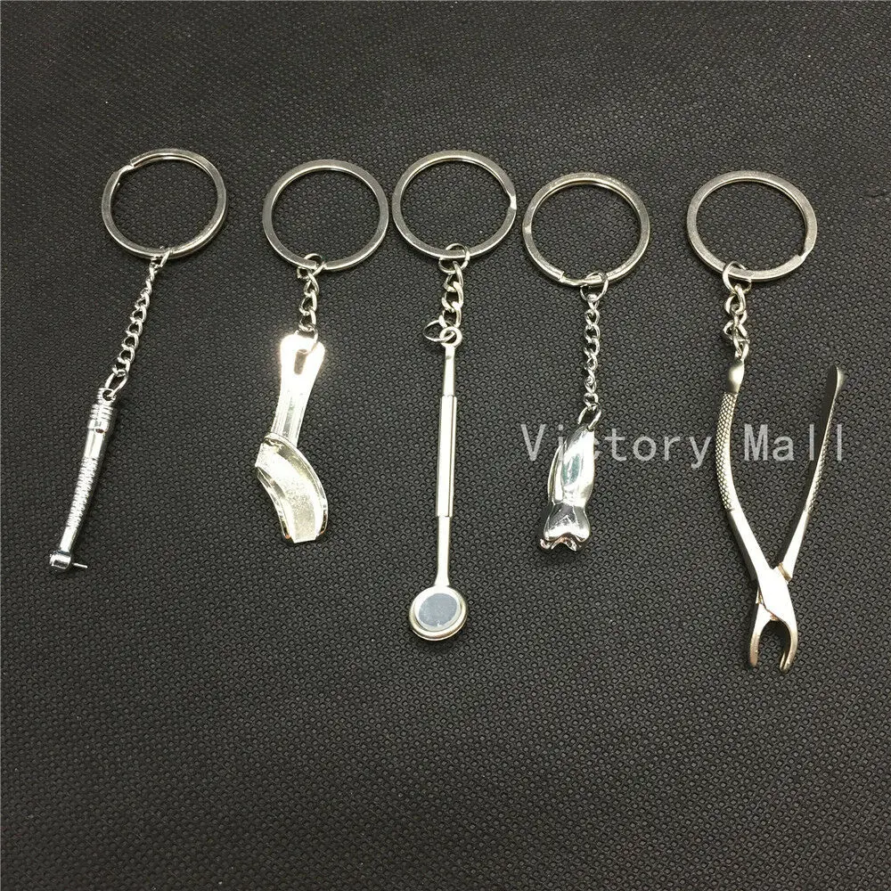 4 шт. стоматологическая красочная модель мандибула для зубов брелок в подарок