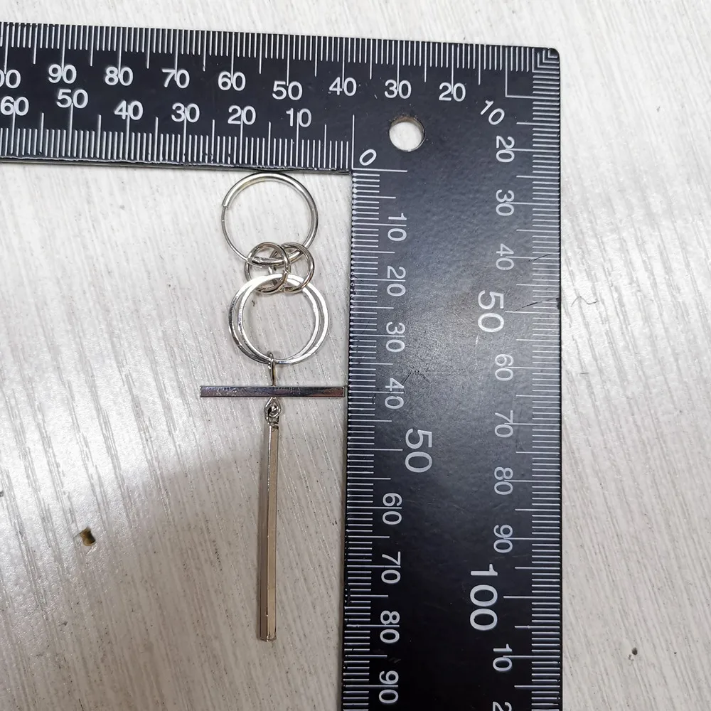 Серьги KPOP DNA в Корейском стиле для мужчин и женщин длинные серьги-гвоздики из