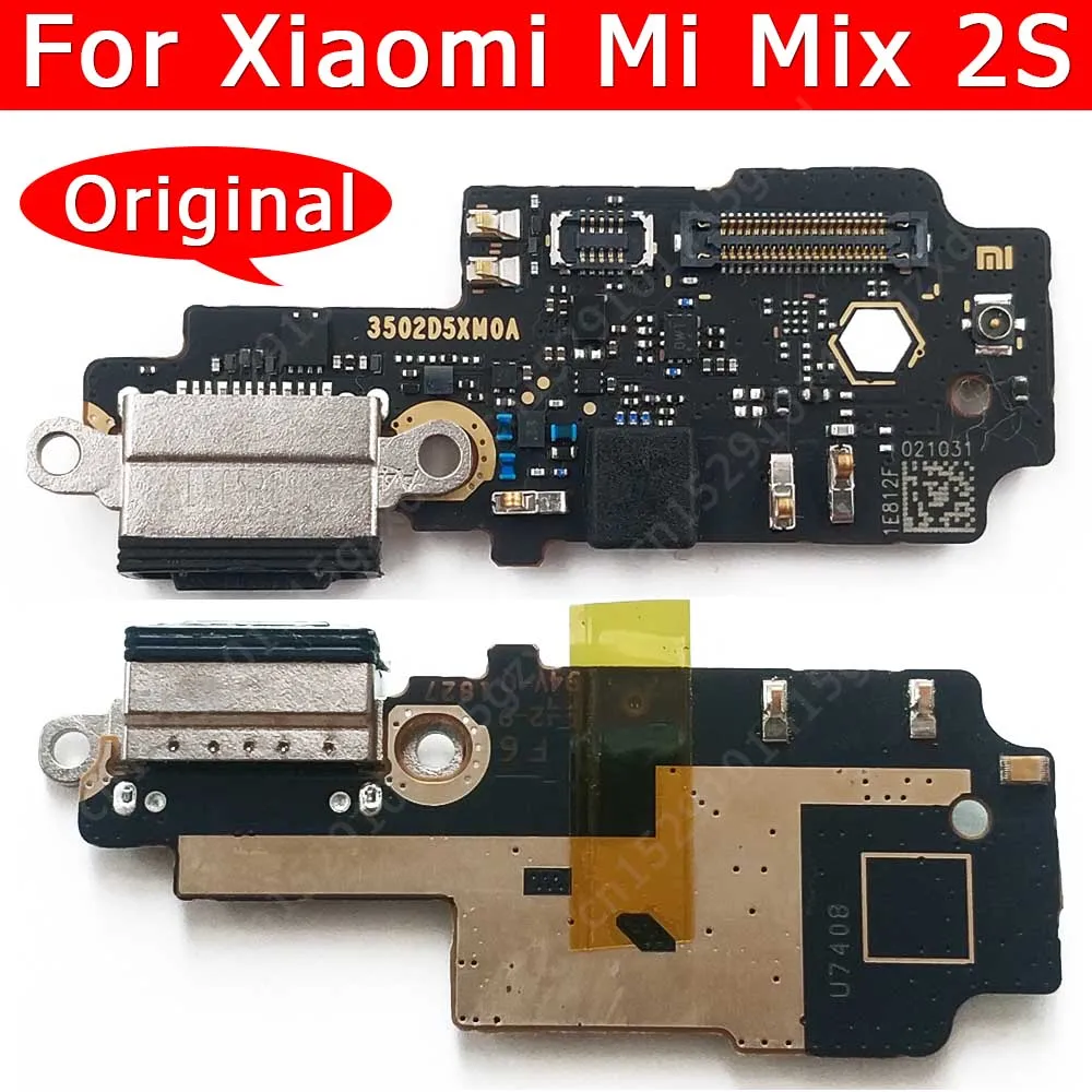 Оригинальная USB плата для зарядки Xiaomi Mi Mix 2S Mix2S разъем зарядного порта мобильный