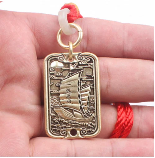 

Брелок «цыпленок» из чистой меди, подвеска, латунный креативный индивидуальный мужской и женский брелок ручной работы с животными, подвесн...