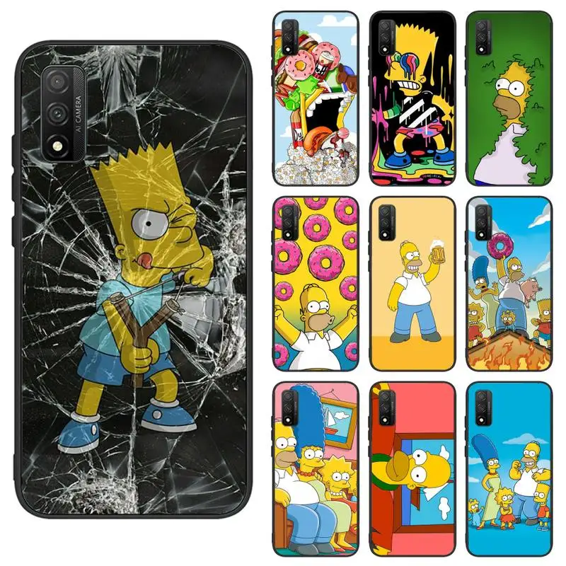 Мультфильм ГОМЕР J Симпсоны S Simpsoning чехол для телефона Honor 7A 8 9 X 10 20 i lite V 30 Pro PLAY Fundas
