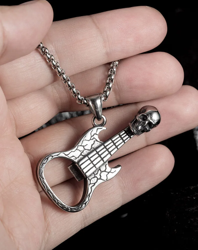 JIALY модное ретро панк мужское ожерелье из нержавеющей стали индивидуальный череп