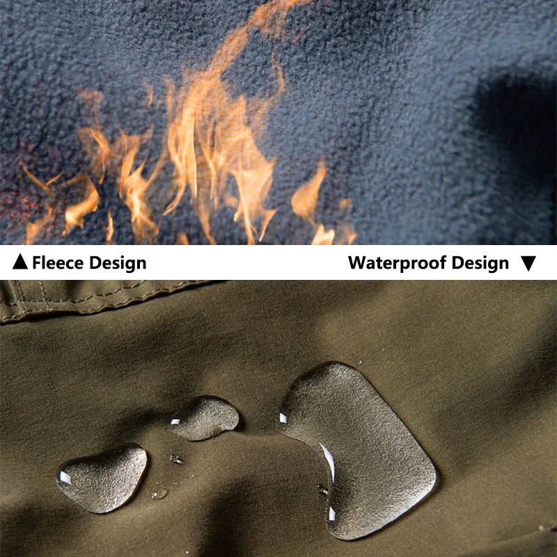 Мужские уличные Зимние флисовые плотные брюки большого размера теплые