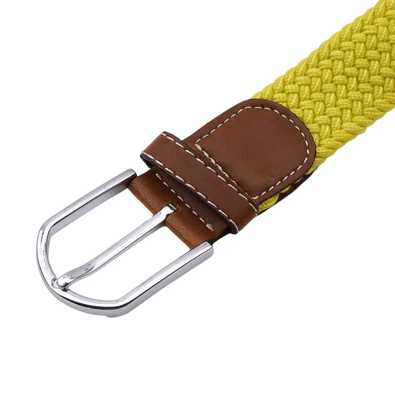 

New Mens Casual Stretch Woven Belt Women's Child Elastic Belts For Jeans Knitted Belts Men Modeling Cinturon