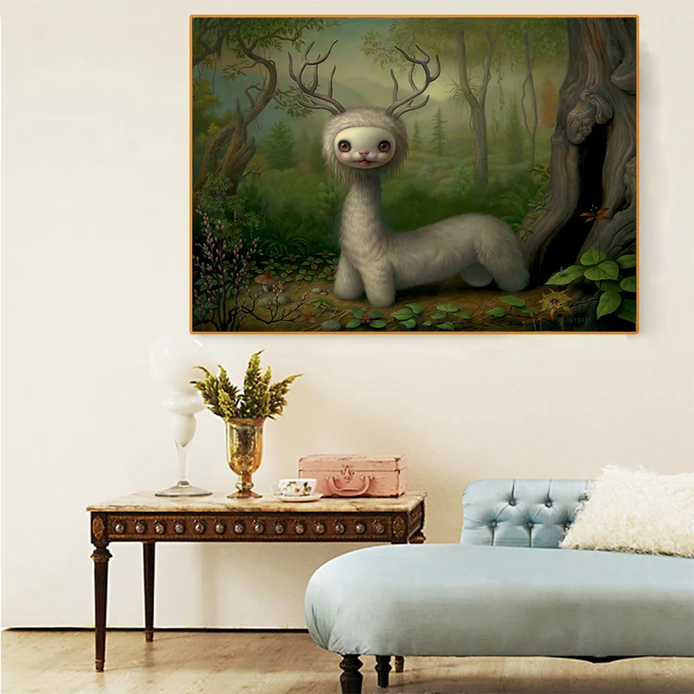 Цитон Mark Ryden yoyoshi The лесной дух 2011 Canvas холст картина маслом детская комната
