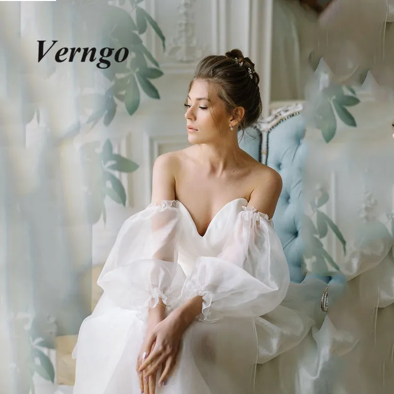 Verngo новинка 2020 стильное пляжное свадебное платье с сердечком сексуальное