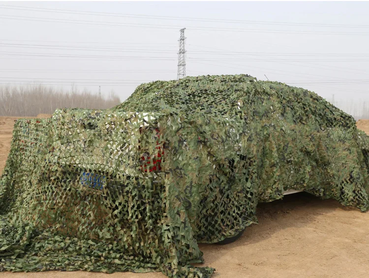 Высококачественная Военная камуфляжная сетка Лесной лист солнцезащитный Навес Открытый лагерь охотничий камуфляж подходит для кемпинга тент