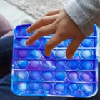 1 шт. Камуфляжный квадратный нажимной фиджет с пузырьками, квадратный сенсорный игрушка для аутистов, особые потребности, игрушки снимающий стресс фиджет, СИМПЛ Димпл 2021