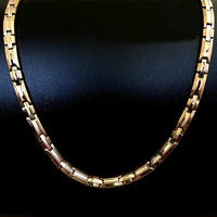 aradoo korea magnetic necklace titanium necklace health mens necklace holiday gift anti radiation strengthen immunity stay slim