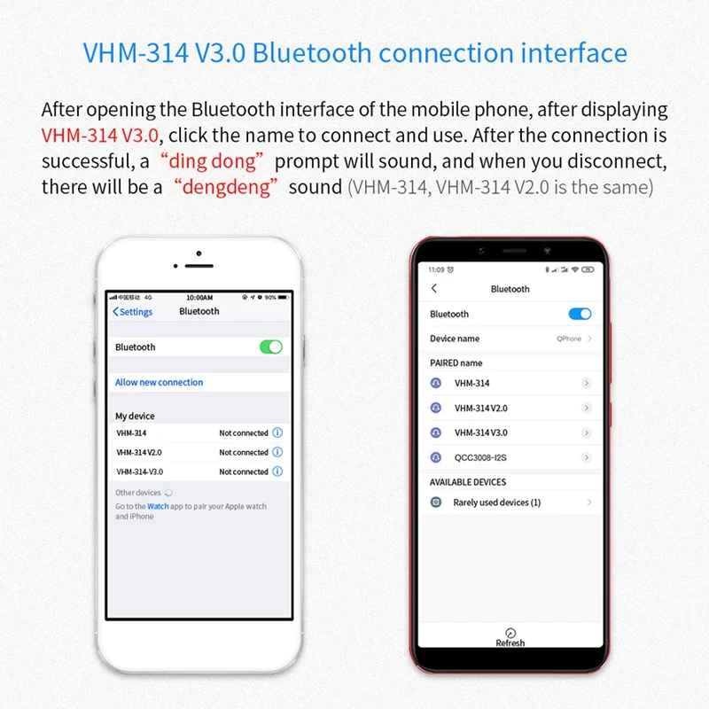 Плата аудиоприемника с Bluetooth VHM 314 плата функцией 5 0 Mp3 декодер не допускающий