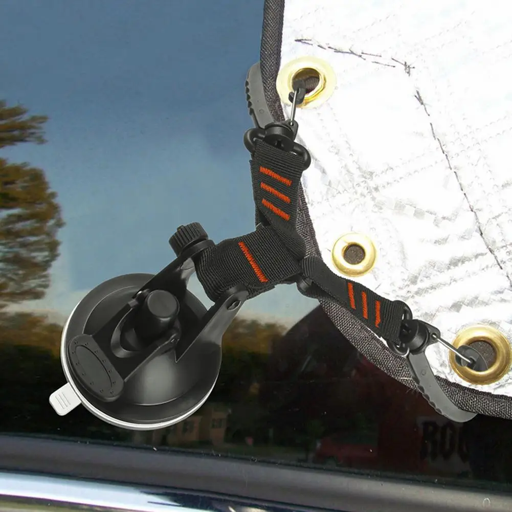 

Car Tent Accessories Hook With Strong Sucker Outdoor Double-headed Suction Cup Hook For Camping Travel Tent Canopy Fixed