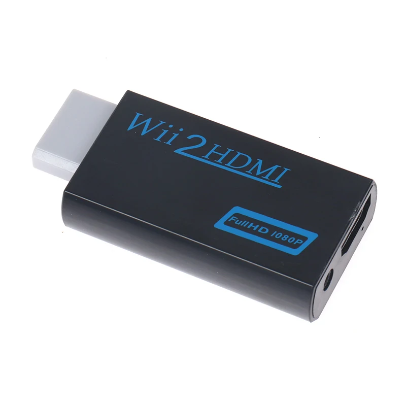 Полный HD 1080P Wii-совместимый адаптер преобразователя Wii 2hdmi-совместимый