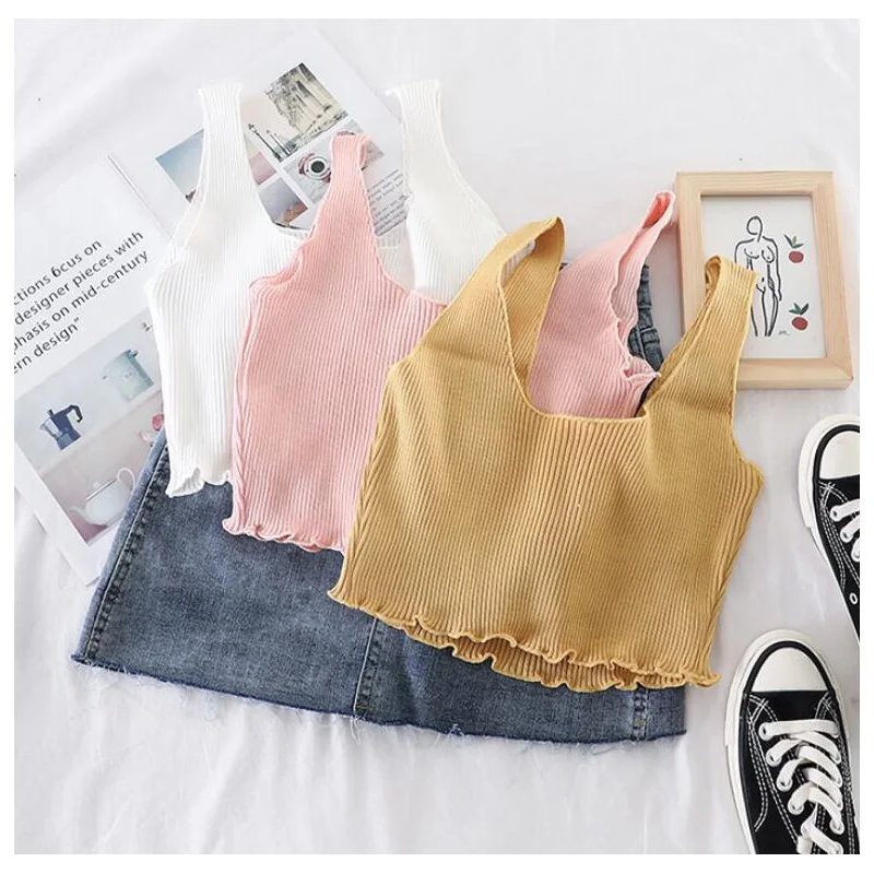 Женские сексуальные трикотажные майки 2020 Блестящий жилет летний топ Женский