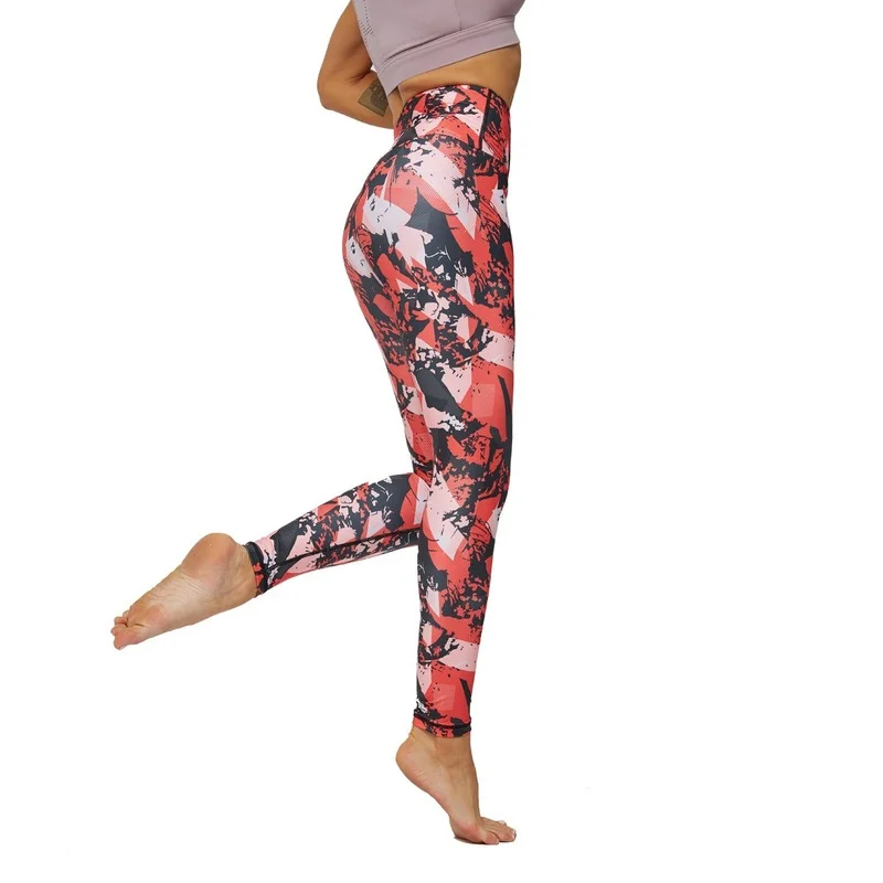 

New Fashion Print Gym Sport Seamless Leggings Women Butt Lifting Running Deportiva Pantalones Mujer Stretch Workout Yoga Pants