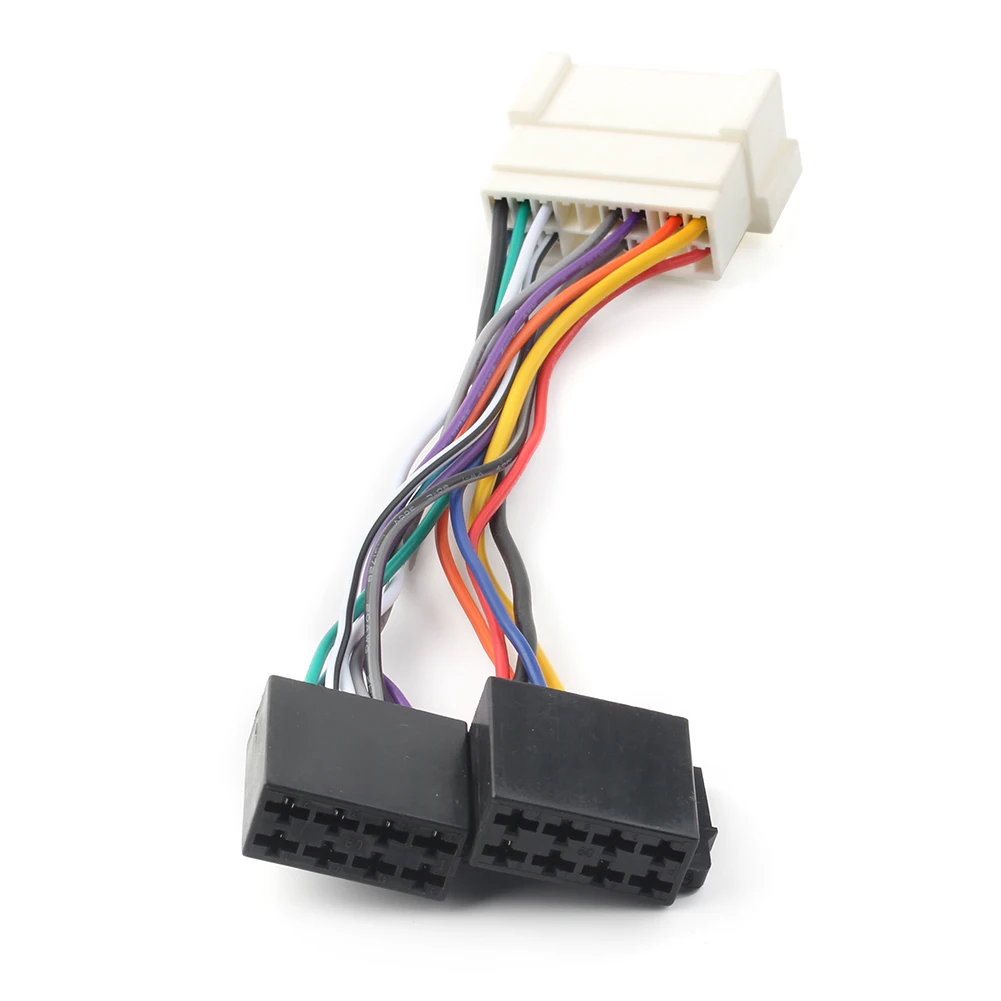 Автомобильная проводка ISO стерео радио штекер свинцовый ткацкий адаптер для Hyundai