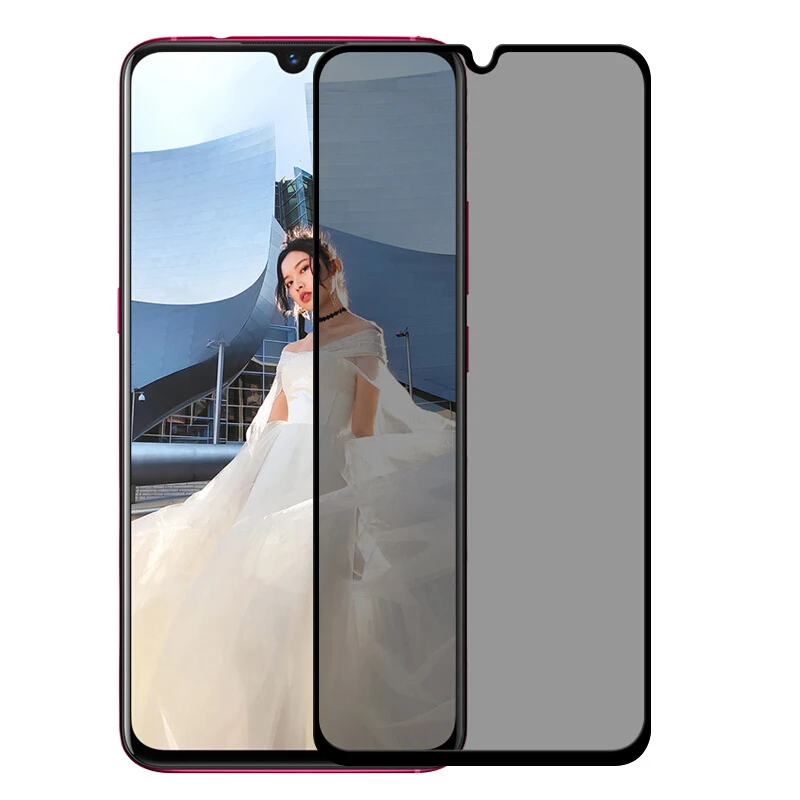Privacy protection Tempered Glass For OPPO R11 R11S Plus R15 R15X R17 Pro R9 Screen Protector K1 K3 Anti peep | Мобильные телефоны