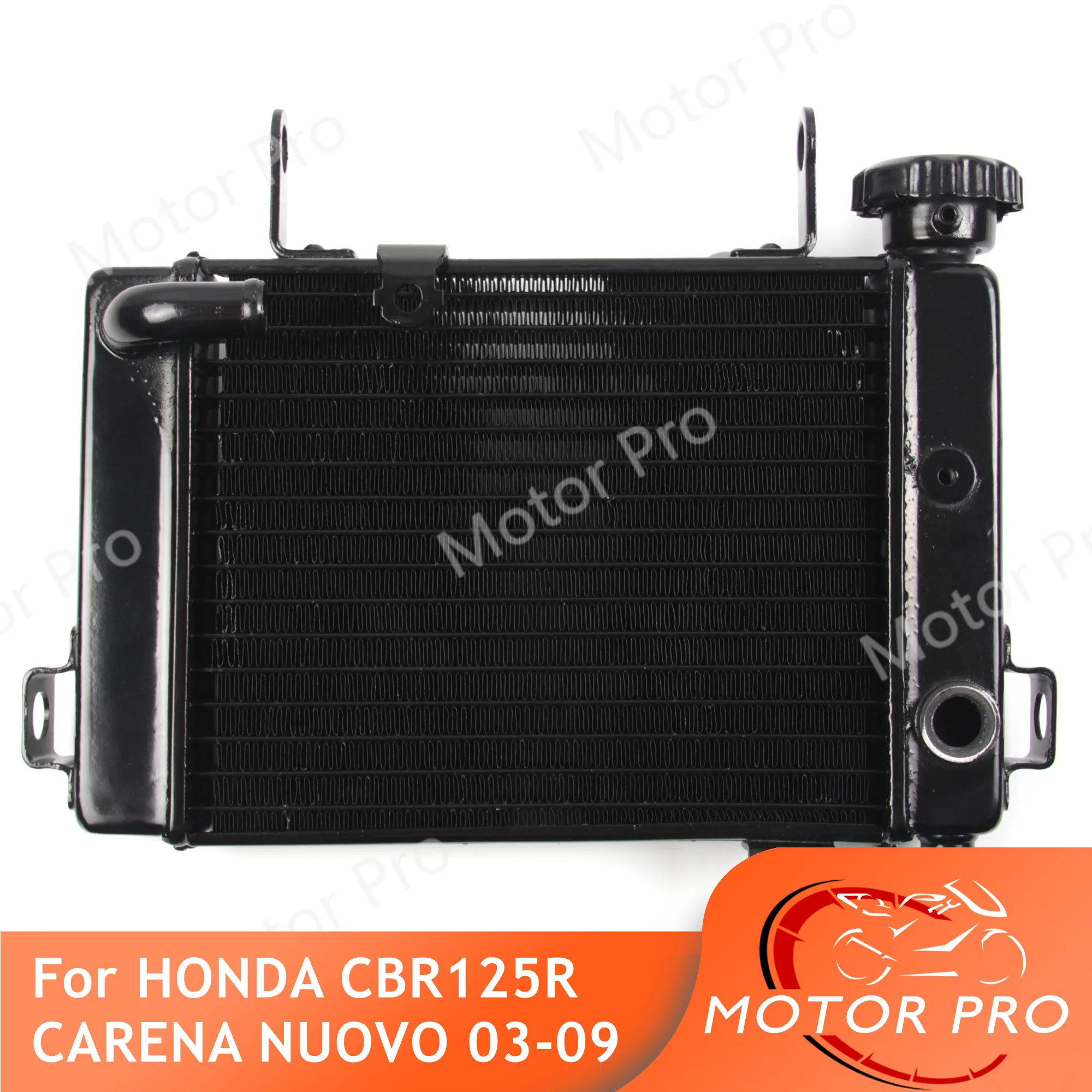 Радиатор для мотоцикла Honda CBR125R CARENA NUOVO 2003-2009 охлаждающий кулер CBR 125 R CBR125 2004 2005 2006