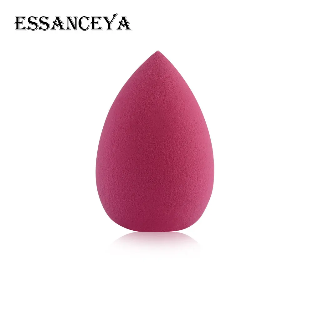 1 pcs pink ESSANCEYA 1/2 шт. макияжа Косметический слойка мягкая губка спонж для нанесения макияжа тональный крем пудра буфами на рукавах в форме капли воды губки для макияжа - Цвет: 1 pcs pink