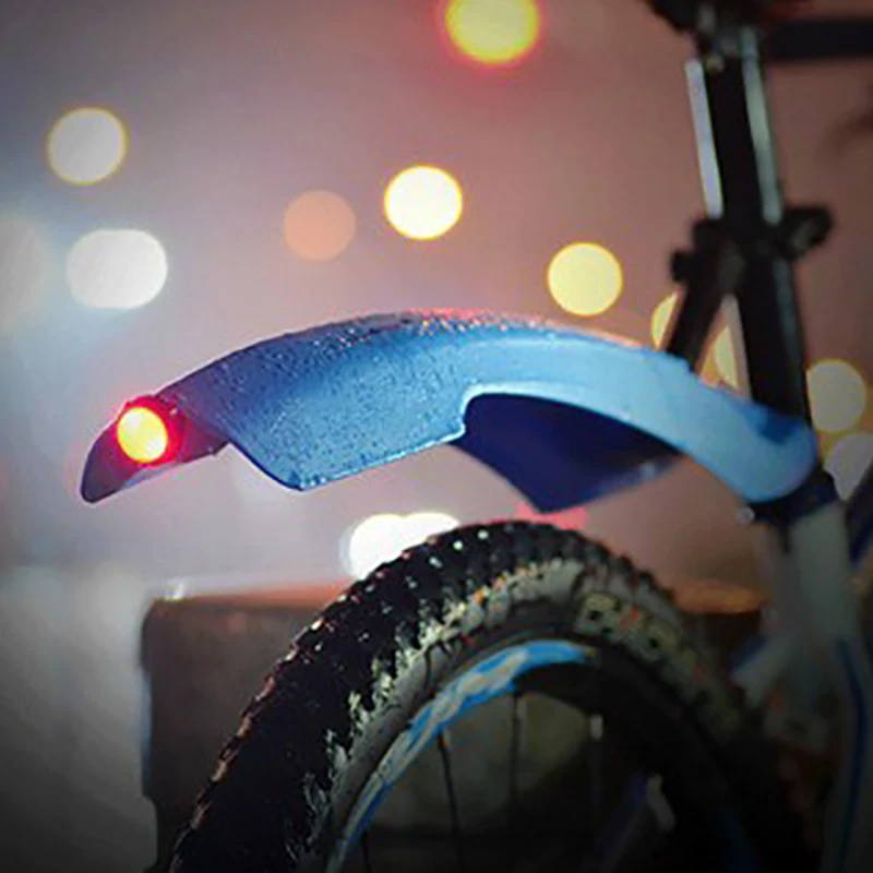 MTB Велосипедное крыло с светодиодный задний светильник для велосипеда