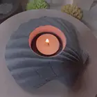 Подсвечник силиконовая бетонная форма цветочный горшок Ручная работа цементный подсвечник настольное украшение гипсовая форма