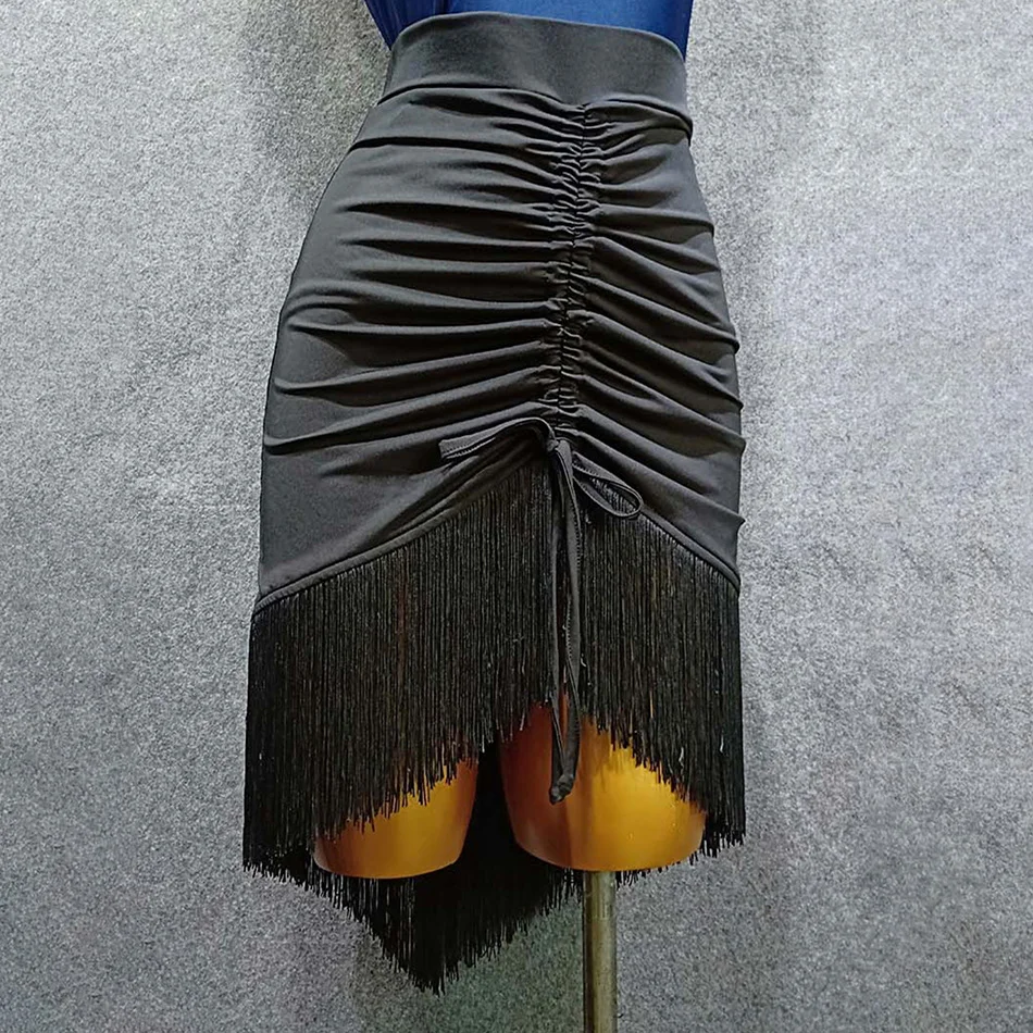 Женское платье для латиноамериканских танцев юбка с кисточками бальных Самба