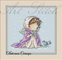 t little pirate counted cross stitch kit cross stitch rs cotton with cross stitch a little girl in the snow
