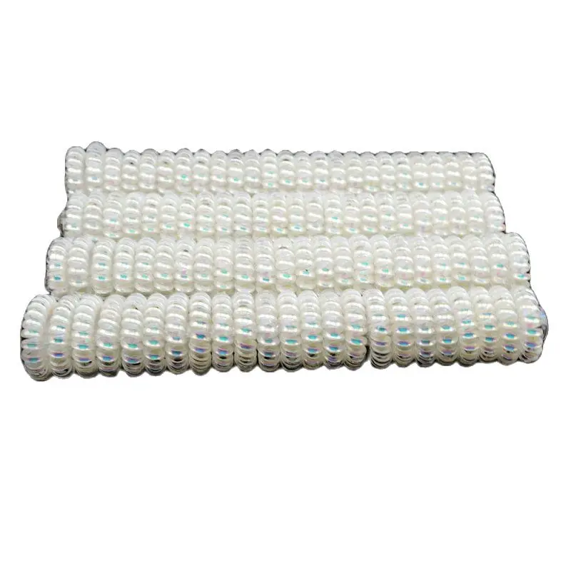 5 штук в наборе Белый AB цветные телефонный провод волосы кольцо десен Вьетнамки с