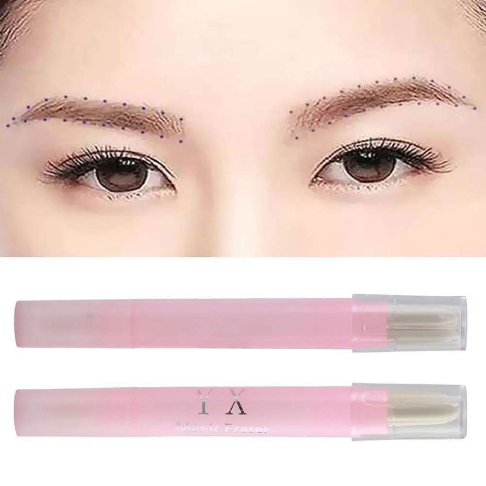 

1pc Tattoo Eyebrow Design Remove Skin Marker Pen Magic Makeup Permanent Tattoo accesories Brush Remover Eraser Scribe Tool S2E0