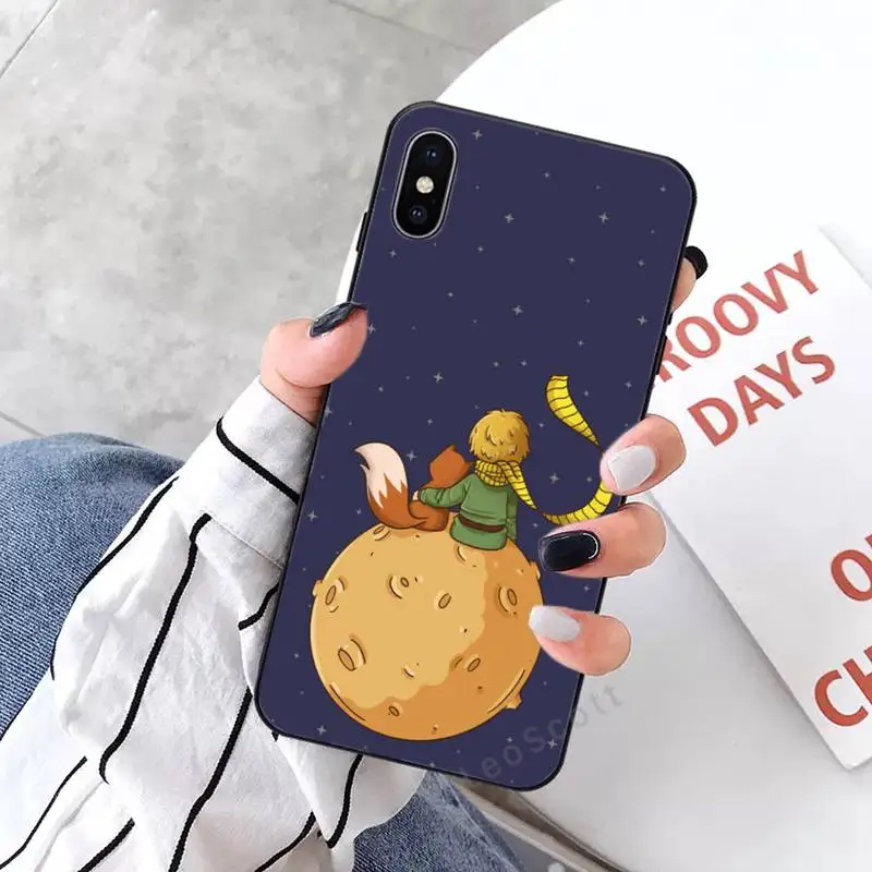 The Little Prince cartoon Phone Case for iPhone 11 12 mini pro XS MAX 8 7 6 6S Plus X 5S SE 2020 XR images - 6