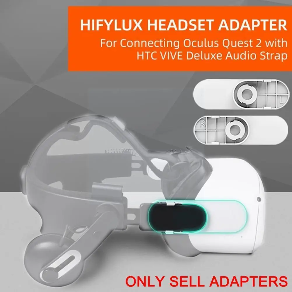 

Headset Adapter For Oculus Quest 2 HTC VIVE Smart Quest Strap Connector 2 VR 2021 NEW For Oculus Connecting Accessories Hea Q8G8
