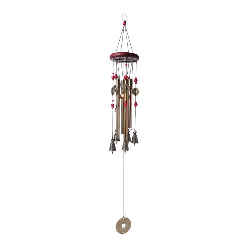 

Running Amazing 4 Tubes 5 Bells Bronze Yard Garden Outdoor Living Decor Wind Chimes Gift