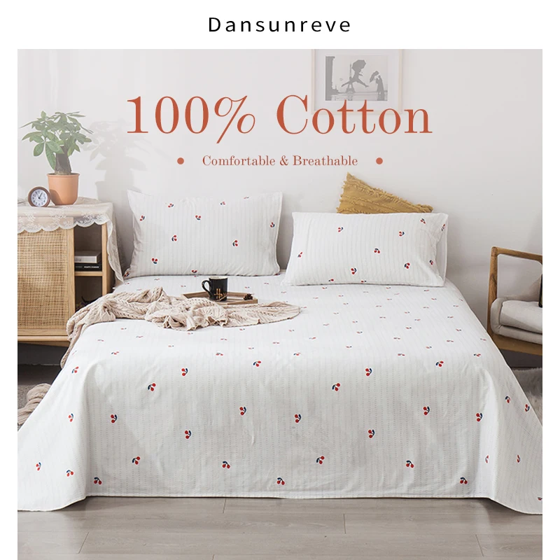 

Dansunreve плоский лист комплект одежды из 3 предметов 100% хлопковые простыни с наволочкой постельное белье с героями мультфильмов для детей и вз...