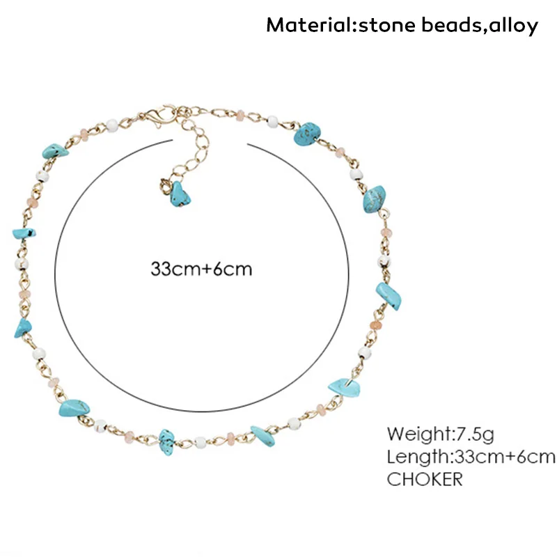 Cpop Трендовое колье-чокер с бусинами золотая цепочка индивидуальное эффектное