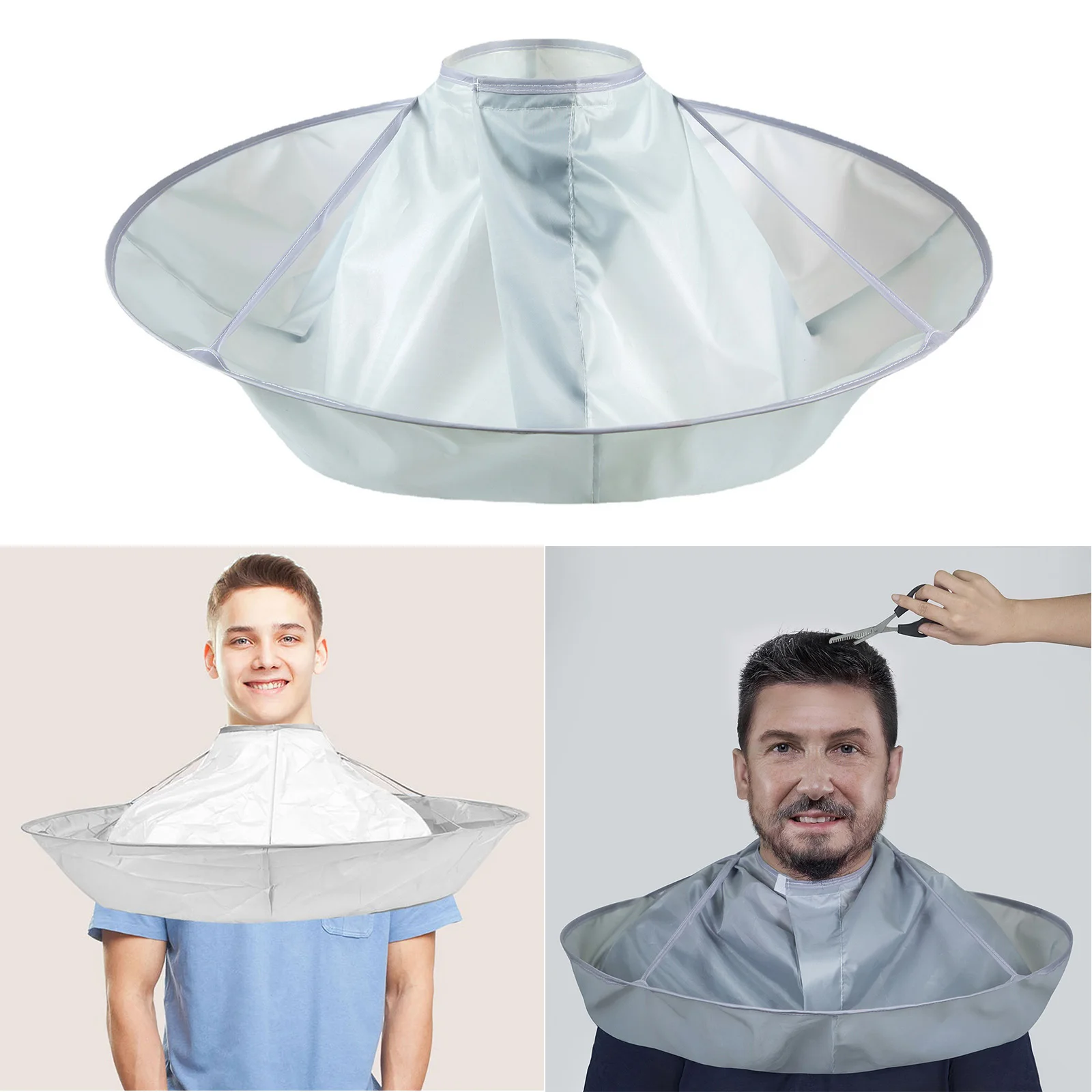 

DIY накидка для стрижки волос накидка-зонтик обрезающая накидка для волос передник для бритья Обложка для парикмахерской защита для домашне...