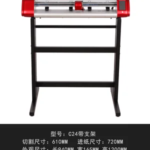 a3 720 630mm 1420mm automatic contour cutting plotter vinyl cutter with camera and ce certificate free global shipping