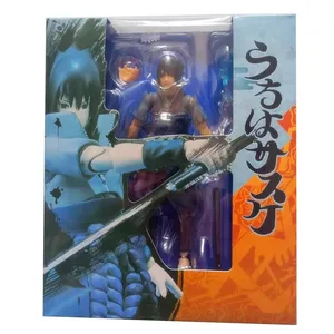 shf uchiha sasuke action figurine toys for children anime naruto shippuuden colletible sasuke ninja model face changing doll toy free global shipping