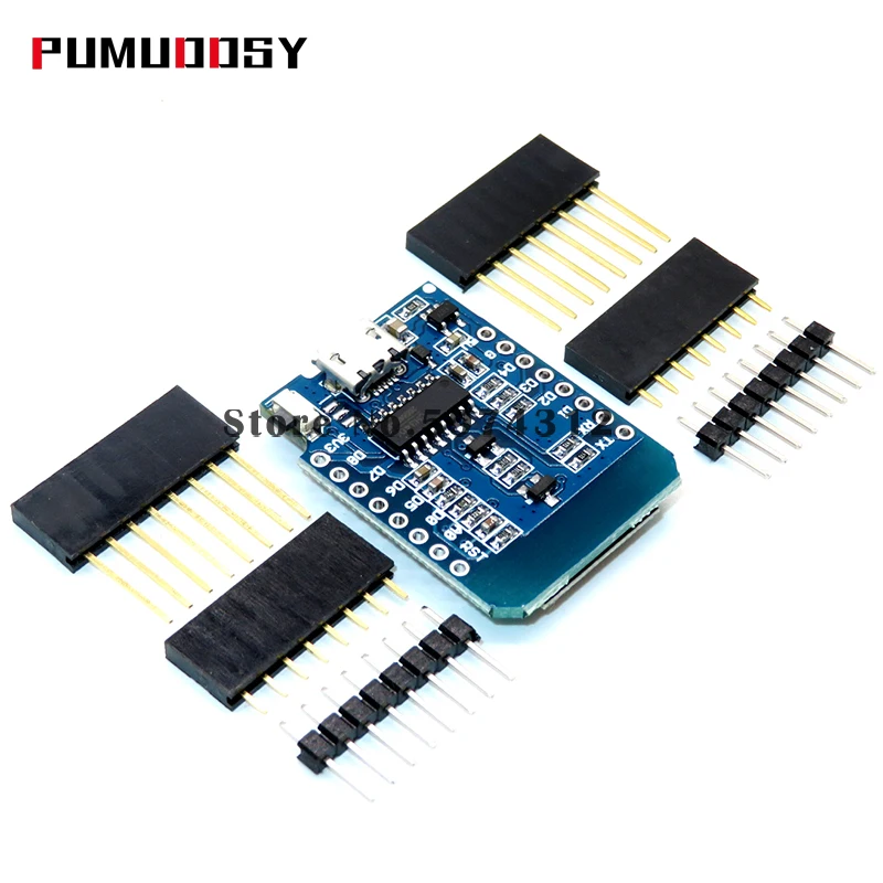 

10pcs D1 mini - Mini NodeMcu 4M bytes Lua WIFI Internet of Things development board based ESP8266 WeMos
