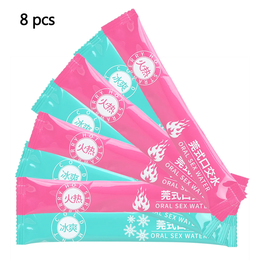 Смазка для орального секса на водной основе смазка массажа нетоксична 8 шт./компл.
