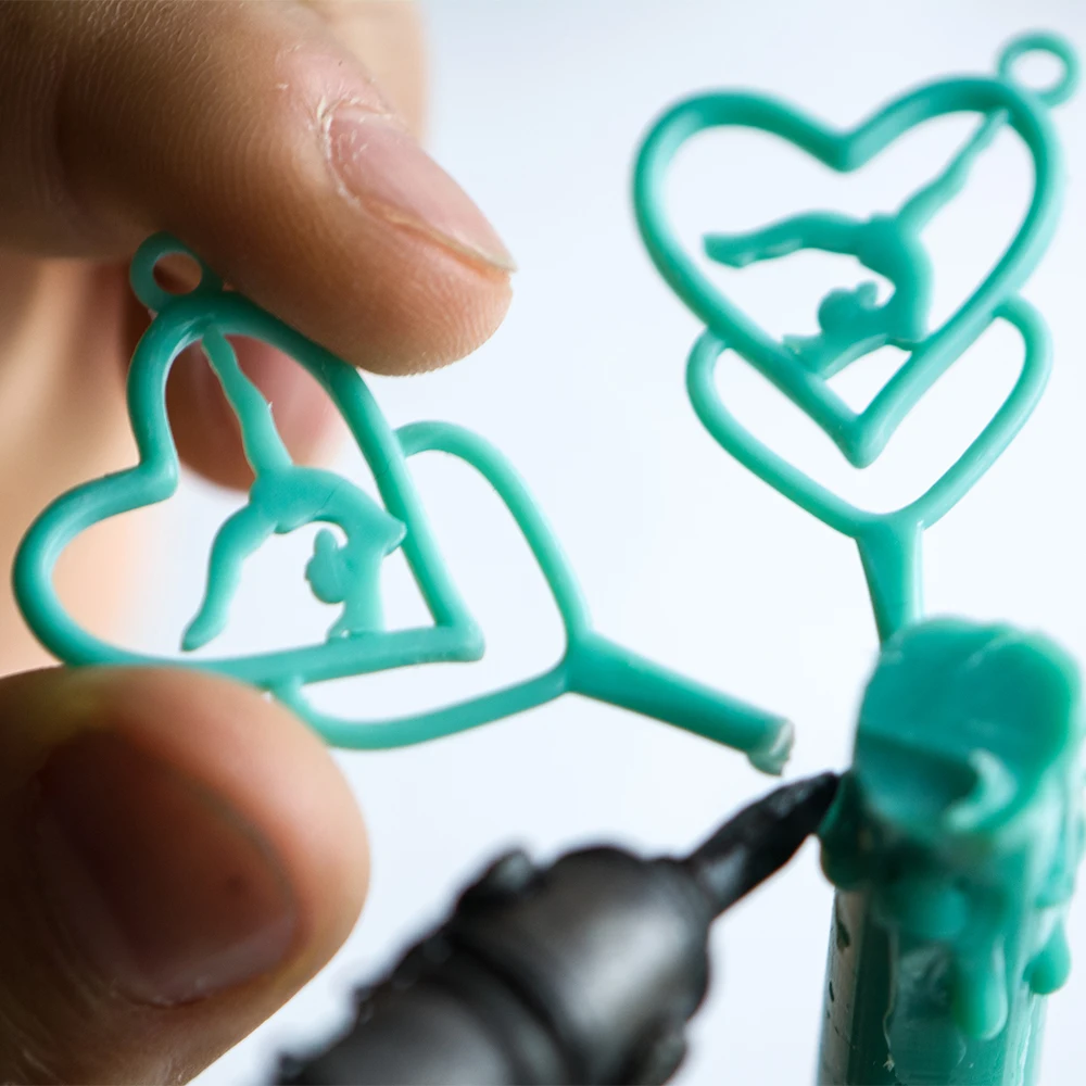 Спортивные любящее сердце 925 стерлингового серебра кулон &amp ожерелье ювелирные