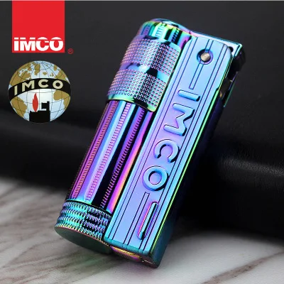 Бензиновая Зажигалка из нержавеющей стали IMCO 6700 - Цвет: Синий