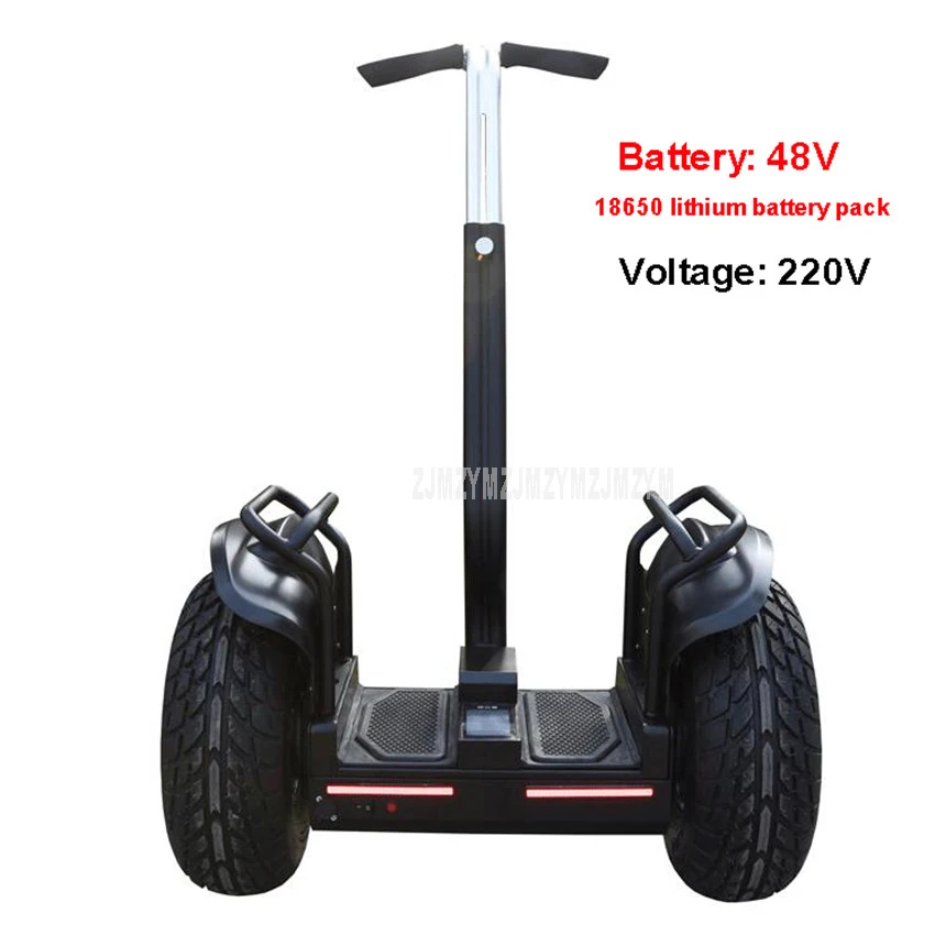 220V Black 19 дюймов электрический скутер скейтборд Электрический двух колесные само-от производителя onlywheel в Китае(стандарты с поручнем Bluetooth Динамик 48V Батарея Ховерборд - Цвет: 220V Black