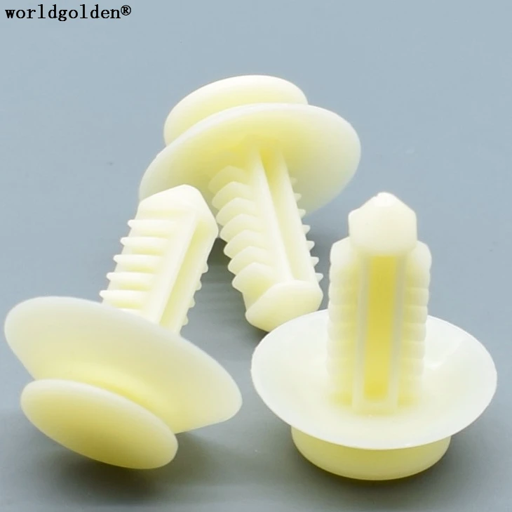 Worldgolden 100 шт. авто отделка крепежных деталей Панель фиксатор Ford N805155-S, N802900