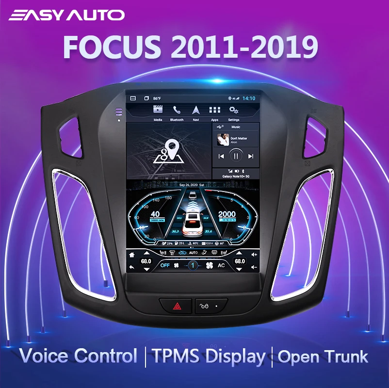 Автомобильная Мультимедийная система Ford Focus автомагнитола с видеоплеером