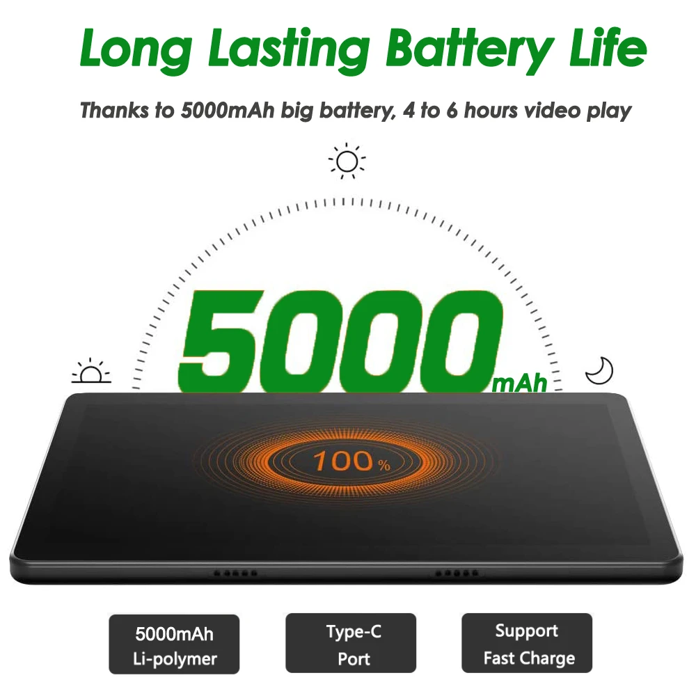 10 дюймовый планшет с восьмиядерным процессором Andriod 9 0 OS 3G/4G LTE 1280*800 IPS экран 6 ГБ