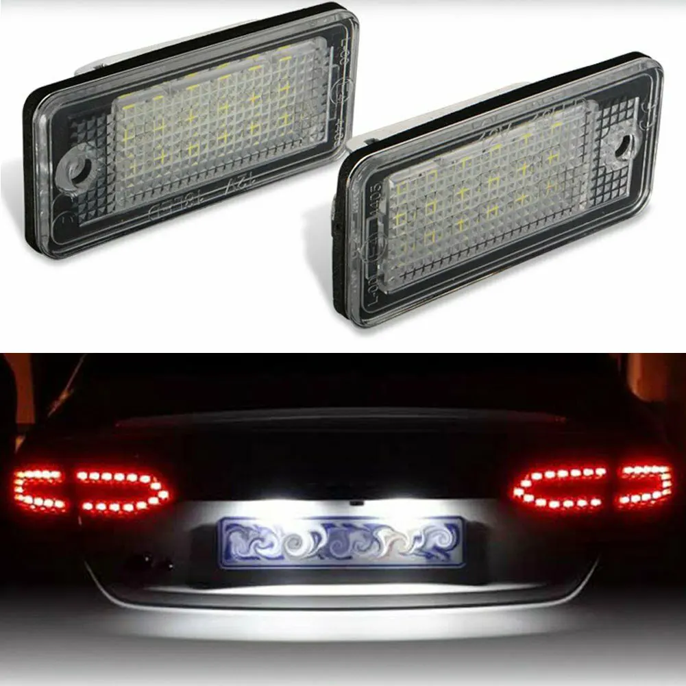 

Canbus Led License Plate Light Number Plate Lamp For Audi A3 A4 A5 A6 A8 B6 B7 Q7 Cabrio Q7 A8 S8 Avant
