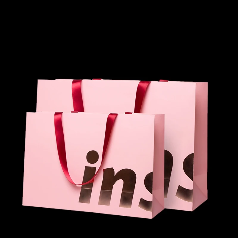 1000 шт./лот бумажные сумки-тоуты для покупок с логотипом под заказ модные сумки