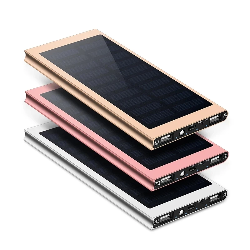 solar 30000mah power bank external battery 2 usb led powerbank portable mobile phone solar charger for xiaomi mi iphone 7 8 x free global shipping