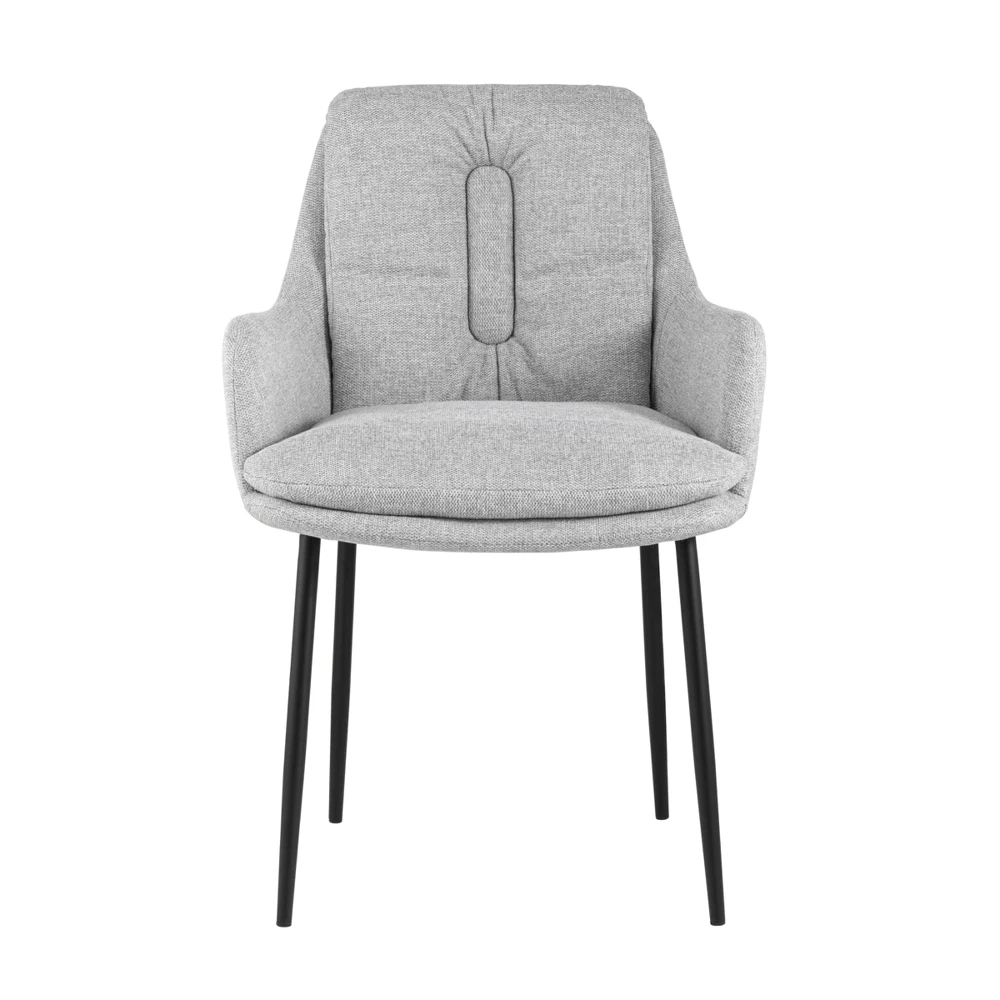 Кресло Stool Group Саманта рогожка светло-серый | Мебель