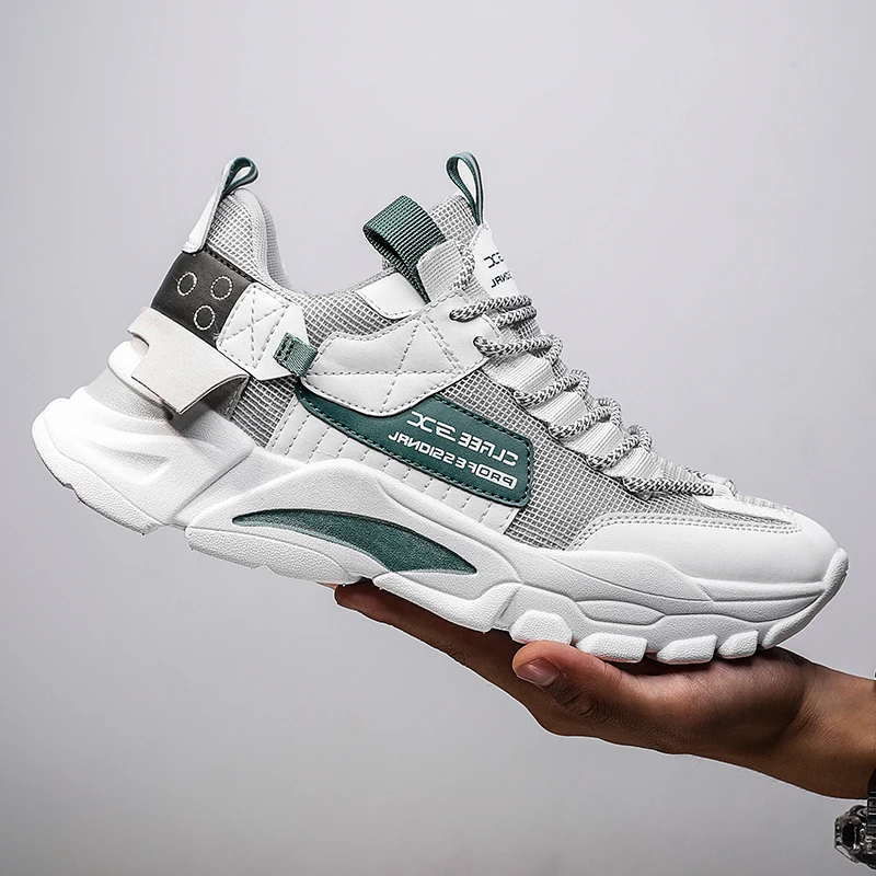 

New Arrivial Autumn Men Running Shoes Reflective Sport Walking Sneakers Comfortable Athletic Trainers Cool Teenagers Footwear